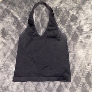 Black Halter Top